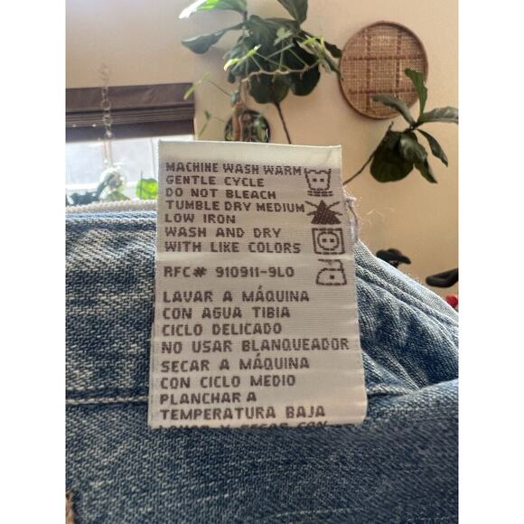 LEVIS Two Horse Brand Denim Jean Long Sleeve Button Up Mens XXXL 100% Cotton - Picture 7 of 9